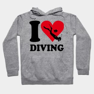 Love diving Hoodie